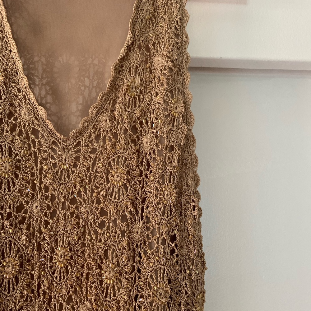 INC international Concepts sequin halter top